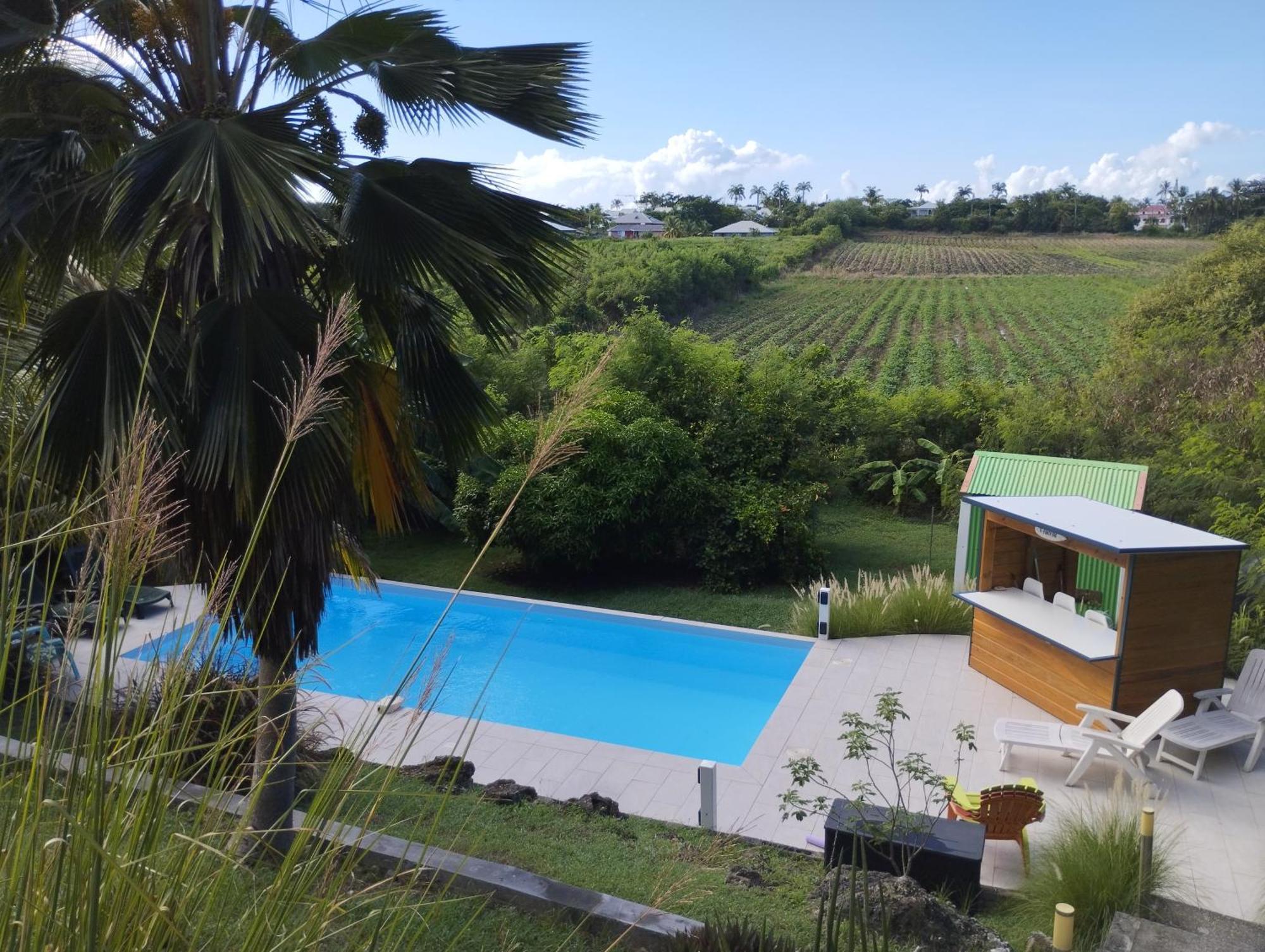 T2 Jardin Clos Les Nids De La Colline Saint-Francois  Bagian luar foto